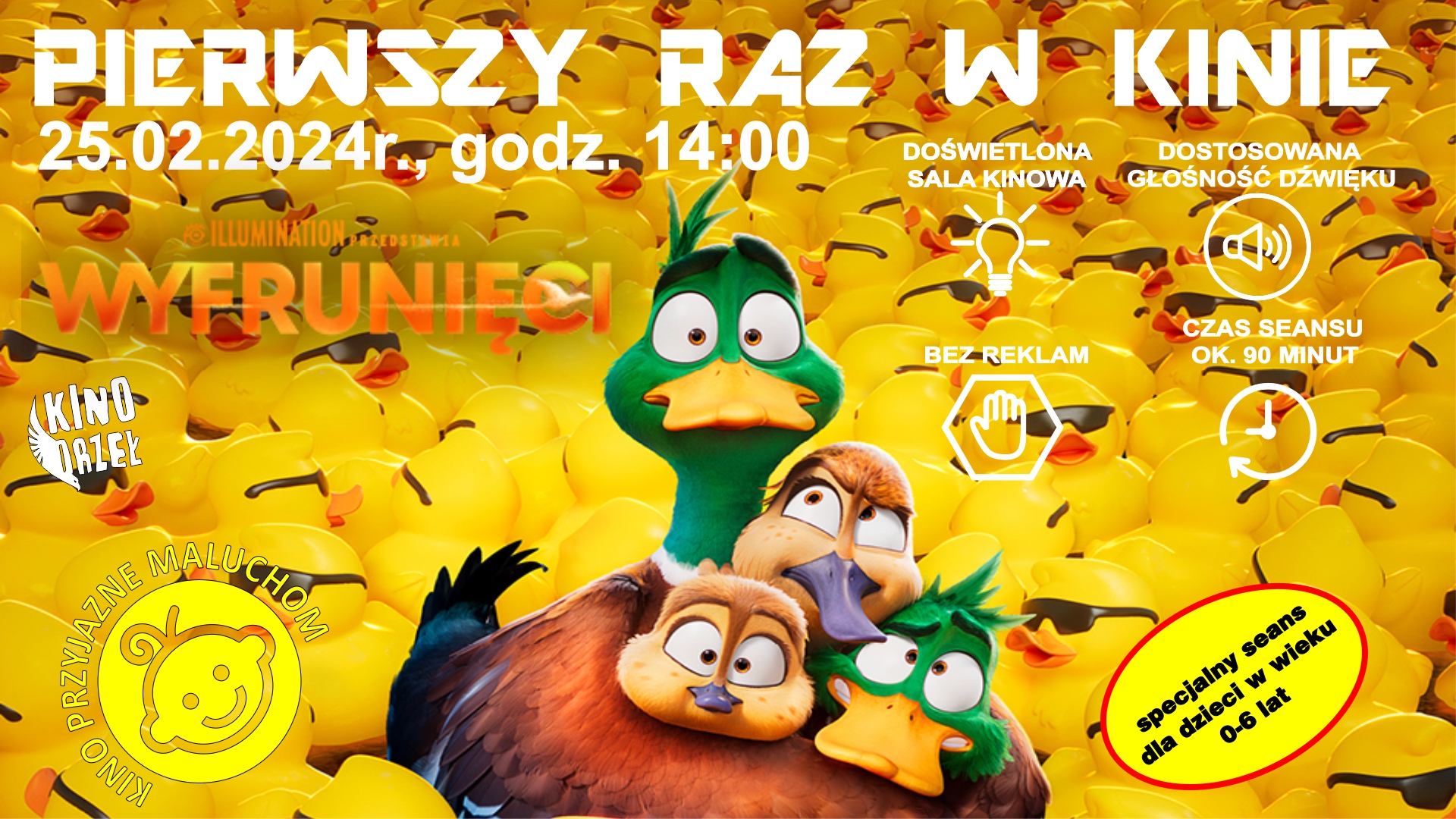 KINO | PIERWSZY RAZ z KACZKAMI DZIWACZKAMI